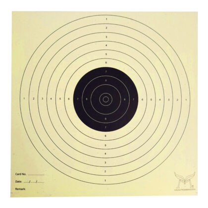 10M Air Pistol Target – Greyback (17x17cm Card)